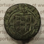Ceitil Cobre de D. Afonso V (1438 -1481), Ceitil (1/6 Real Branco) Tipologia do catálogo F. Magro 6º Grupo - A5.6.4.8