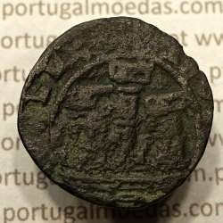 Ceitil Cobre de D. Afonso V (1438 -1481), Ceitil (1/6 Real Branco) Tipologia do catálogo F. Magro 6º Grupo - A5.6.4.8