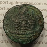 Ceitil Cobre de D. Afonso V (1438 -1481), Ceitil (1/6 Real Branco) Tipologia do catálogo F. Magro 6º Grupo - A5.6.1.8