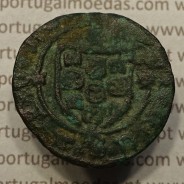 Ceitil Cobre de D. Afonso V (1438 -1481), Ceitil (1/6 Real Branco) Tipologia do catálogo F. Magro 6º Grupo - A5.6.1.8