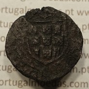 Ceitil Cobre de D. Afonso V (1438 -1481), Ceitil (1/6 Real Branco) Tipologia do catálogo F. Magro 6º Grupo - A5.6.4.10