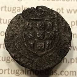 Ceitil Cobre de D. Afonso V (1438 -1481), Ceitil (1/6 Real Branco) Tipologia do catálogo F. Magro 6º Grupo - A5.6.4.10