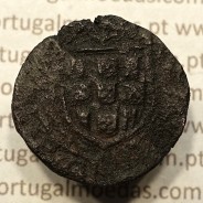 Ceitil Cobre de D. Afonso V (1438 -1481), Ceitil (1/6 Real Branco) Tipologia do catálogo F. Magro 6º Grupo - A5.6.4.10