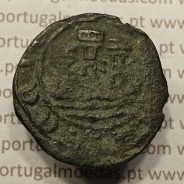 Ceitil Cobre de D. Afonso V (1438 -1481), Ceitil (1/6 Real Branco) Tipologia do catálogo F. Magro 6º Grupo - A5.6.3.3