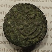 Ceitil Cobre de D. Afonso V (1438 -1481), Ceitil (1/6 Real Branco) Tipologia do catálogo F. Magro 6º Grupo - A5.6.3.3