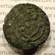Ceitil Cobre de D. Afonso V (1438 -1481), Ceitil (1/6 Real Branco) Tipologia do catálogo F. Magro 6º Grupo - A5.6.3.3