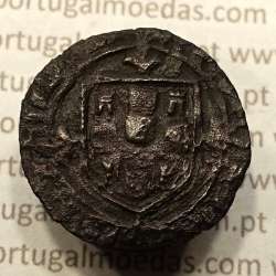 Ceitil Cobre de D. Afonso V (1438 -1481), Ceitil (1/6 Real Branco) Tipologia do catálogo F. Magro 6º Grupo - A5.6.4.10