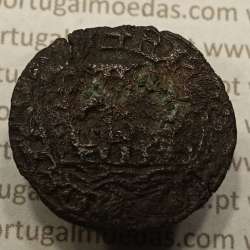 Ceitil Cobre de D. Afonso V (1438 -1481), Ceitil (1/6 Real Branco) Tipologia do catálogo F. Magro 6º Grupo - A5.6.4.9