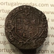 Ceitil Cobre de D. Afonso V (1438 -1481), Ceitil (1/6 Real Branco) Tipologia do catálogo F. Magro 6º Grupo - A5.6.4.9
