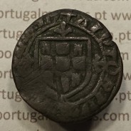 Ceitil Cobre de D. Afonso V (1438 -1481), Ceitil (1/6 Real Branco) Tipologia do catálogo F. Magro 6º Grupo - A5.6.4.10