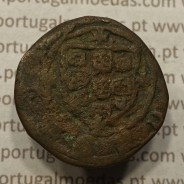 Ceitil Cobre de D. Afonso V (1438 -1481), Ceitil (1/6 Real Branco) Tipologia do catálogo F. Magro 6º Grupo - A5.6.1.8