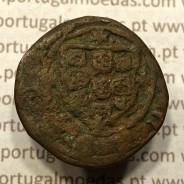 Ceitil Cobre de D. Afonso V (1438 -1481), Ceitil (1/6 Real Branco) Tipologia do catálogo F. Magro 6º Grupo - A5.6.1.8