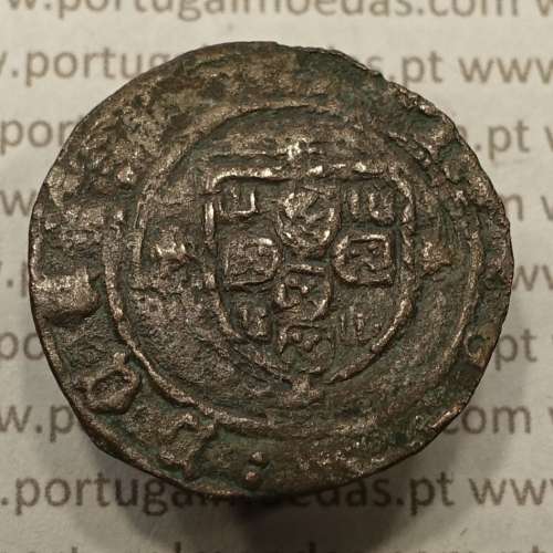 Ceitil Cobre de D. Afonso V (1438 -1481), Ceitil (1/6 Real Branco) Tipologia do catálogo F. Magro 6º Grupo - A5.6.1.1