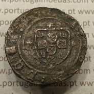 Ceitil Cobre de D. Afonso V (1438 -1481), Ceitil (1/6 Real Branco) Tipologia do catálogo F. Magro 6º Grupo - A5.6.1.1