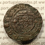 Ceitil Cobre de D. Afonso V (1438 -1481), Ceitil (1/6 Real Branco) Tipologia do catálogo F. Magro 6º Grupo - A5.6.1.1