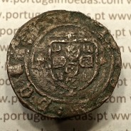 Ceitil Cobre de D. Afonso V (1438 -1481), Ceitil (1/6 Real Branco) Tipologia do catálogo F. Magro 6º Grupo - A5.6.1.1