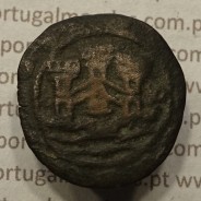 Ceitil Cobre de D. Afonso V (1438 -1481), Ceitil (1/6 Real Branco) Tipologia do catálogo F. Magro 6º Grupo - A5.6.1.12
