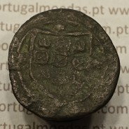 Ceitil Cobre de D. Afonso V (1438 -1481), Ceitil (1/6 Real Branco) Tipologia do catálogo F. Magro 6º Grupo - A5.6.1.12