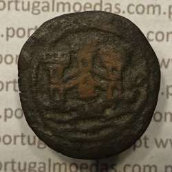 Ceitil Cobre de D. Afonso V (1438 -1481), Ceitil (1/6 Real Branco) Tipologia do catálogo F. Magro 6º Grupo - A5.6.1.12