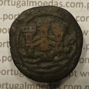 Ceitil Cobre de D. Afonso V (1438 -1481), Ceitil (1/6 Real Branco) Tipologia do catálogo F. Magro 6º Grupo - A5.6.1.12