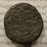 Ceitil Cobre de D. Afonso V (1438 -1481), Ceitil (1/6 Real Branco) Tipologia do catálogo F. Magro 6º Grupo - A5.6.1.12