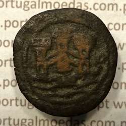 Ceitil Cobre de D. Afonso V (1438 -1481), Ceitil (1/6 Real Branco) Tipologia do catálogo F. Magro 6º Grupo - A5.6.1.12