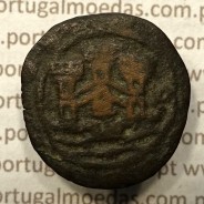 Ceitil Cobre de D. Afonso V (1438 -1481), Ceitil (1/6 Real Branco) Tipologia do catálogo F. Magro 6º Grupo - A5.6.1.12