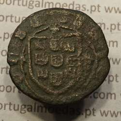 Ceitil Cobre de D. Afonso V (1438 -1481), Ceitil (1/6 Real Branco) Tipologia do catálogo F. Magro 6º Grupo - A5.6.1.12