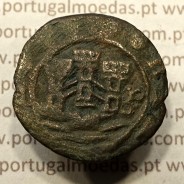 Ceitil Cobre de D. Afonso V (1438 -1481), Ceitil (1/6 Real Branco) Tipologia do catálogo F. Magro 6º Grupo - A5.6.1.12