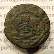 Ceitil Cobre de D. Afonso V (1438 -1481), Ceitil (1/6 Real Branco) Tipologia do catálogo F. Magro 6º Grupo - A5.6.1.12