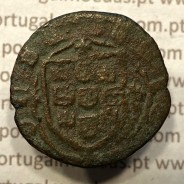 Ceitil Cobre de D. Afonso V (1438 -1481), Ceitil (1/6 Real Branco) Tipologia do catálogo F. Magro 6º Grupo - A5.6.1.12