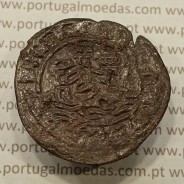 Ceitil Cobre de D. Afonso V (1438 -1481), Ceitil (1/6 Real Branco) Tipologia do catálogo F. Magro 6º Grupo - Sobre Real Preto