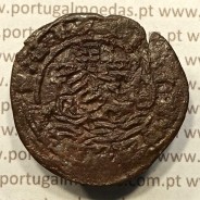 Ceitil Cobre de D. Afonso V (1438 -1481), Ceitil (1/6 Real Branco) Tipologia do catálogo F. Magro 6º Grupo - Sobre Real Preto
