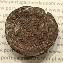 Ceitil Cobre de D. Afonso V (1438 -1481), Ceitil (1/6 Real Branco) Tipologia do catálogo F. Magro 6º Grupo - Sobre Real Preto