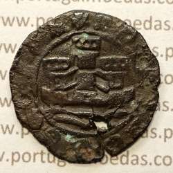 Ceitil Cobre de D. Afonso V (1438 -1481), Ceitil (1/6 Real Branco) Tipologia do catálogo F. Magro 6º Grupo - A5.6.2.3