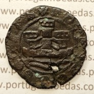 Ceitil Cobre de D. Afonso V (1438 -1481), Ceitil (1/6 Real Branco) Tipologia do catálogo F. Magro 6º Grupo - A5.6.2.3