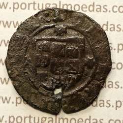 Ceitil Cobre de D. Afonso V (1438 -1481), Ceitil (1/6 Real Branco) Tipologia do catálogo F. Magro 6º Grupo - A5.6.2.3