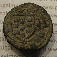 Ceitil Cobre de D. Afonso V (1438 -1481), Ceitil (1/6 Real Branco) Tipologia do catálogo F. Magro 6º Grupo - A5.6.2.4