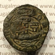 Ceitil Cobre de D. Afonso V (1438 -1481), Ceitil (1/6 Real Branco) Tipologia do catálogo F. Magro 6º Grupo - A5.6.2.4