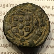 Ceitil Cobre de D. Afonso V (1438 -1481), Ceitil (1/6 Real Branco) Tipologia do catálogo F. Magro 6º Grupo - A5.6.2.4
