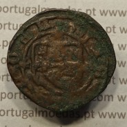 Ceitil Cobre de D. Afonso V (1438 -1481), Ceitil (1/6 Real Branco) Tipologia do catálogo F. Magro 6º Grupo - A5.6.2.4