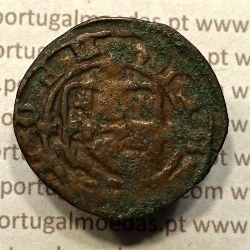 Ceitil Cobre de D. Afonso V (1438 -1481), Ceitil (1/6 Real Branco) Tipologia do catálogo F. Magro 6º Grupo - A5.6.2.4