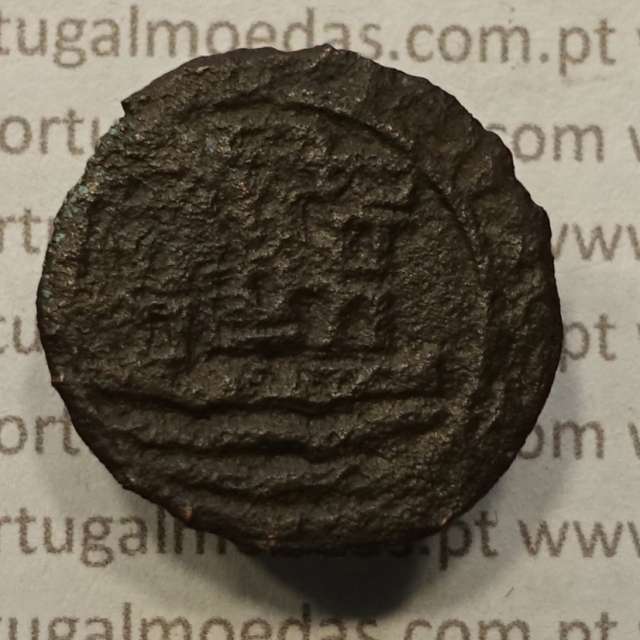 Ceitil Cobre de D. Afonso V (1438 -1481), Ceitil (1/6 Real Branco) Tipologia do catálogo F. Magro 6º Grupo - A5.6.3.3