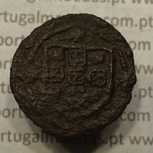 Ceitil Cobre de D. Afonso V (1438 -1481), Ceitil (1/6 Real Branco) Tipologia do catálogo F. Magro 6º Grupo - A5.6.3.3