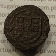 Ceitil Cobre de D. Afonso V (1438 -1481), Ceitil (1/6 Real Branco) Tipologia do catálogo F. Magro 6º Grupo - A5.6.3.3
