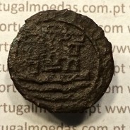 Ceitil Cobre de D. Afonso V (1438 -1481), Ceitil (1/6 Real Branco) Tipologia do catálogo F. Magro 6º Grupo - A5.6.3.3