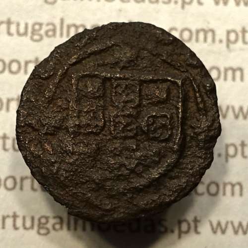 Ceitil Cobre de D. Afonso V (1438 -1481), Ceitil (1/6 Real Branco) Tipologia do catálogo F. Magro 6º Grupo - A5.6.3.3