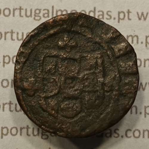 Ceitil Cobre de D. Afonso V (1438 -1481), Ceitil (1/6 Real Branco) Tipologia do catálogo F. Magro 6º Grupo - A5.6.4.5