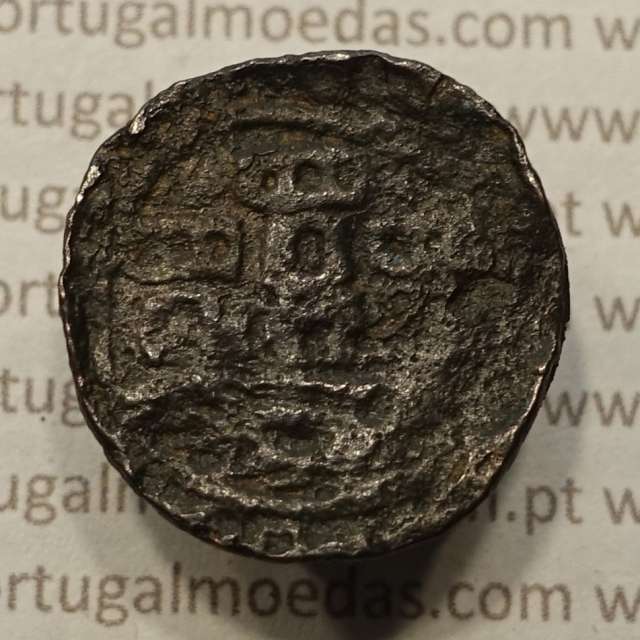 Ceitil Cobre de D. Afonso V (1438 -1481), Ceitil (1/6 Real Branco) Tipologia do catálogo F. Magro 6º Grupo - A5.6.4.5