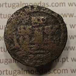 Ceitil Cobre de D. Afonso V (1438 -1481), Ceitil (1/6 Real Branco) Tipologia do catálogo F. Magro 6º Grupo - A5.6.4.8